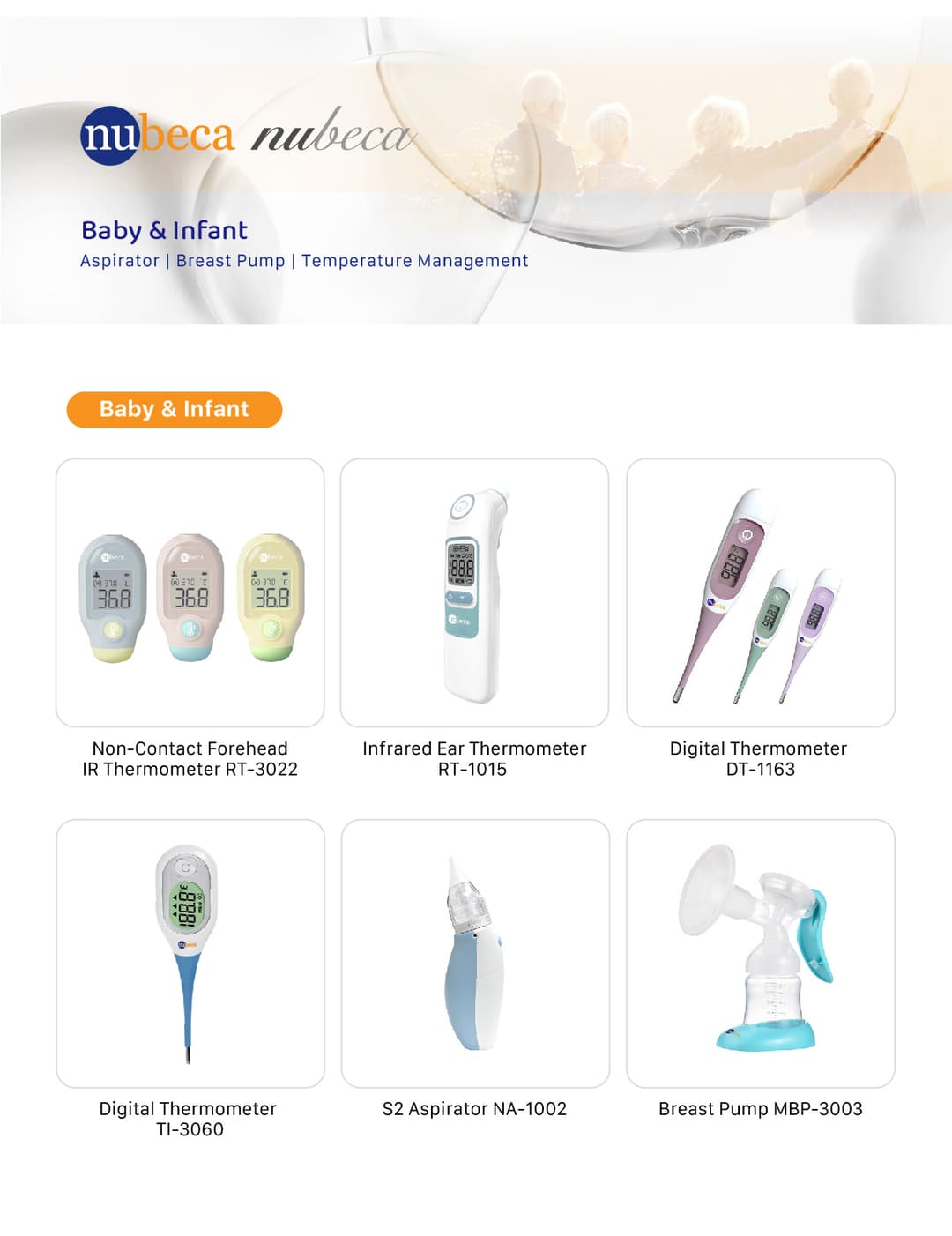 Nubecca Baby & Infant Product Line